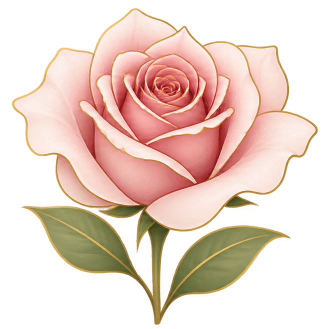 rose ouverte